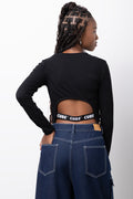 Long Sleeve Top Black (2)
