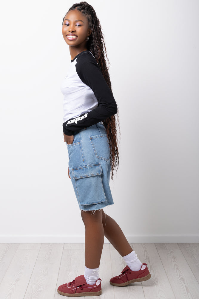 Fitted Cropped T-Shirt White (1)