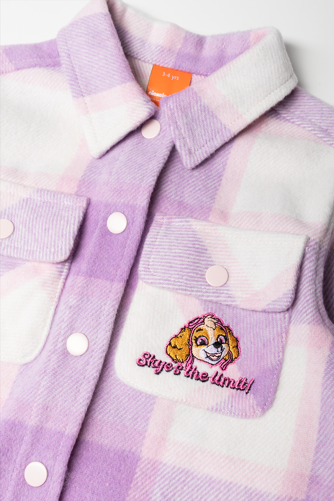 Paw Patrol Shacket Lilac (1)