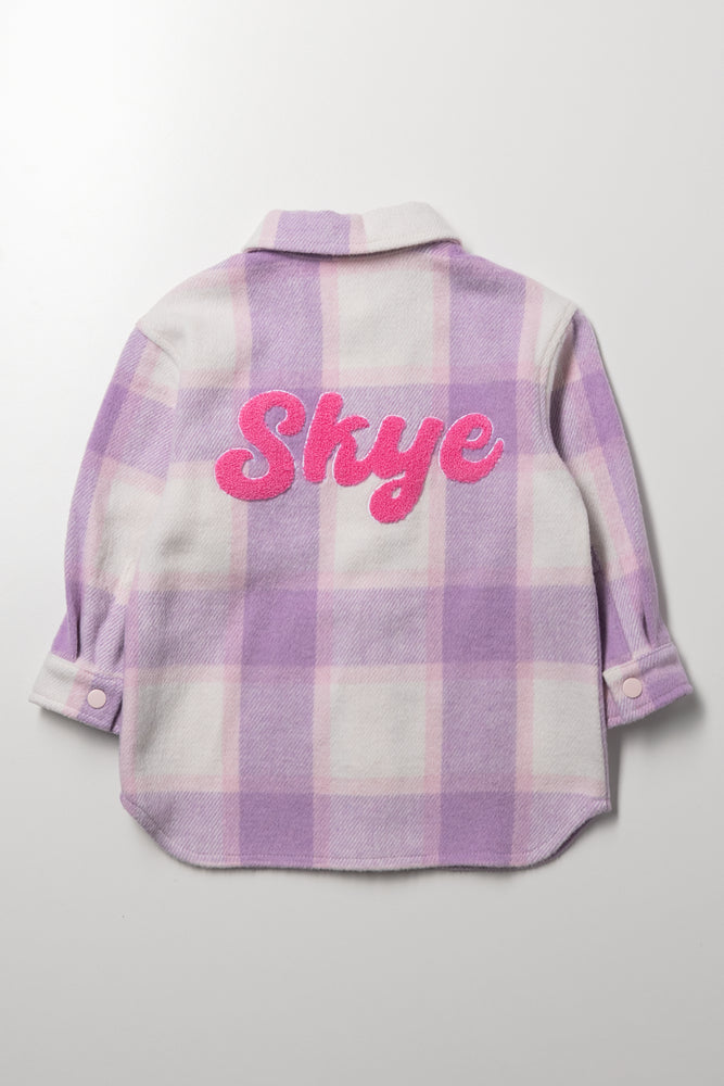 Paw Patrol Shacket Lilac (2)