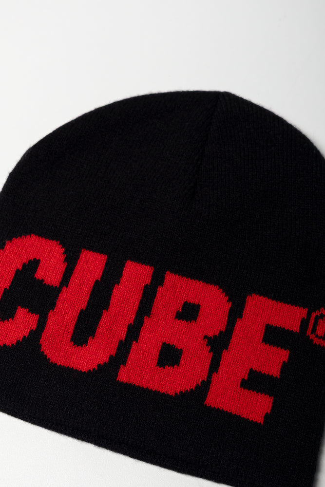 Printed Beanie Black (1)