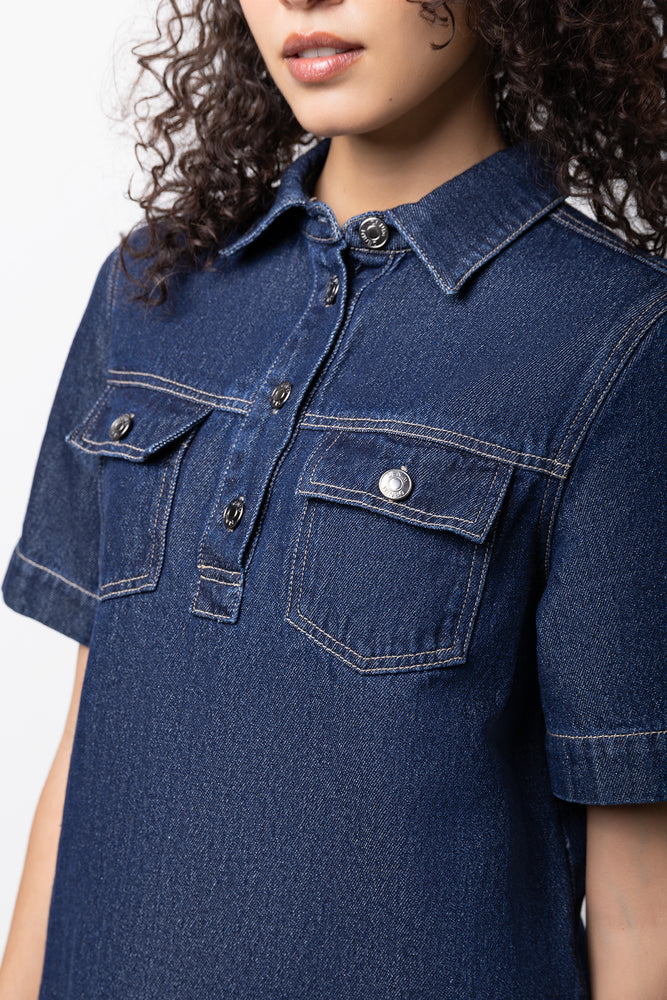 denim t shirt dress Denim T-Shirt Dress Blue | Dresses & Jumpsuits