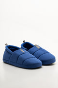 Quilted Closed Slipper Blue