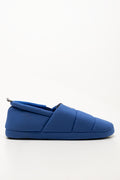 Quilted Closed Slipper Blue (1)