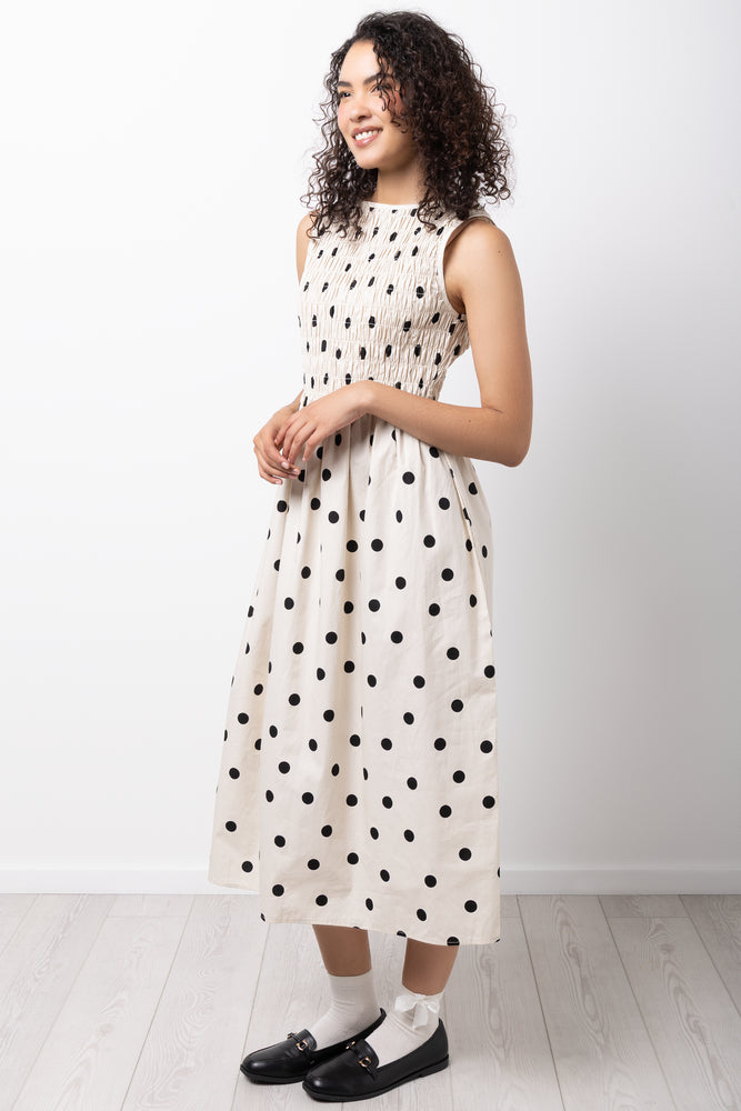 Poplin Dress Milk (1)