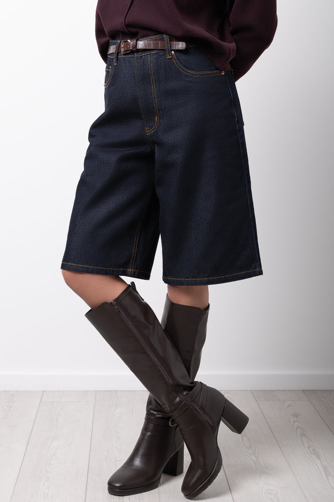 High Rise Jorts Mid Wash (1)