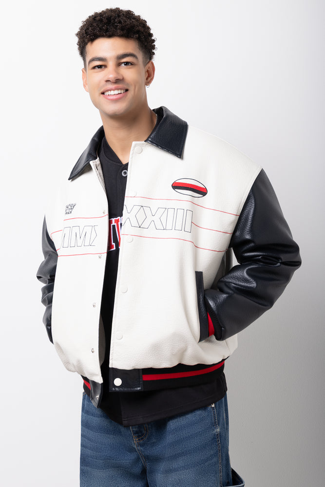 Bomber Jacket White | Jackets & Knitwear | Ackermans