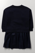 Supergirl Tulle Dress Navy (2)