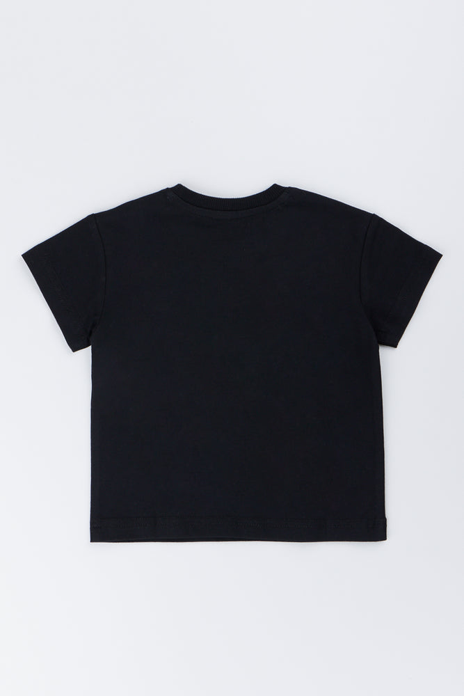 Black Short Sleeve T-Shirt (2)