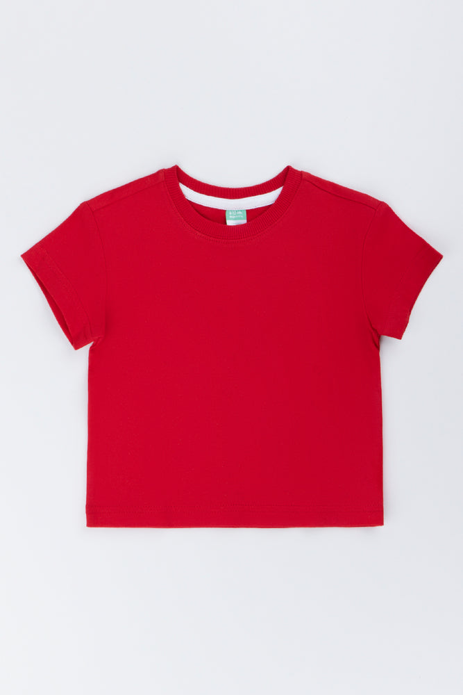Red Essential Short Sleeve T-Shirt
