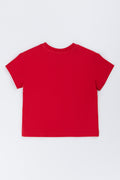 Red Essential Short Sleeve T-Shirt (2)