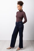 Long Sleeve Poloneck Brown (1)