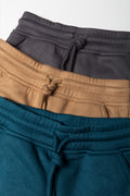 3 Pack Trackpants Teal, Dark Grey And Tobacco (1)