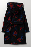 Spiderman Fleece Gown Black (2)