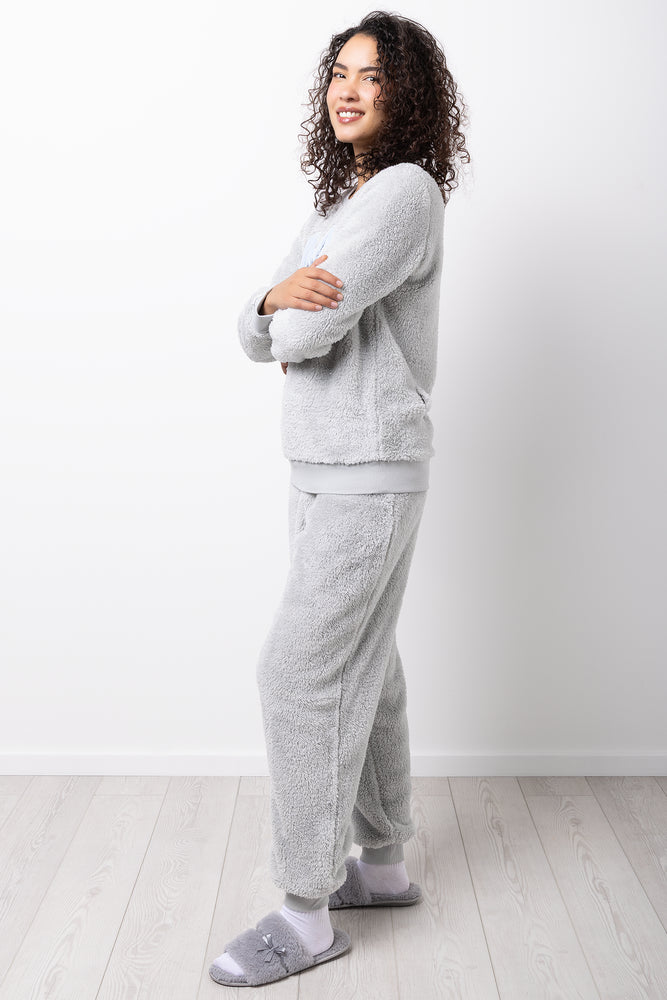 Good Night Heart Pyjamas Grey (1)