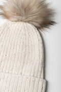 Chunky Knit Beanie Natural (1)