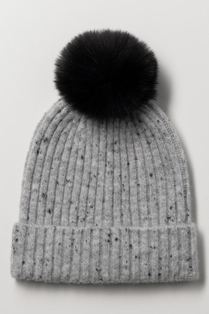 Chunky Knit Beanie Grey