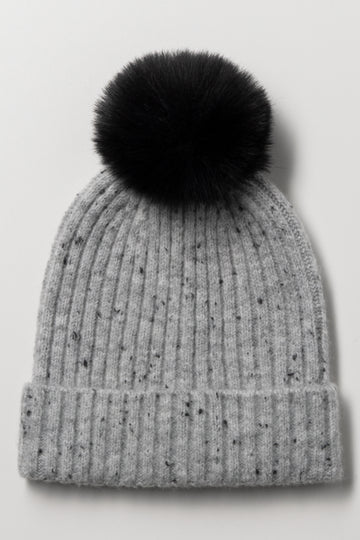 Chunky Knit Beanie Grey