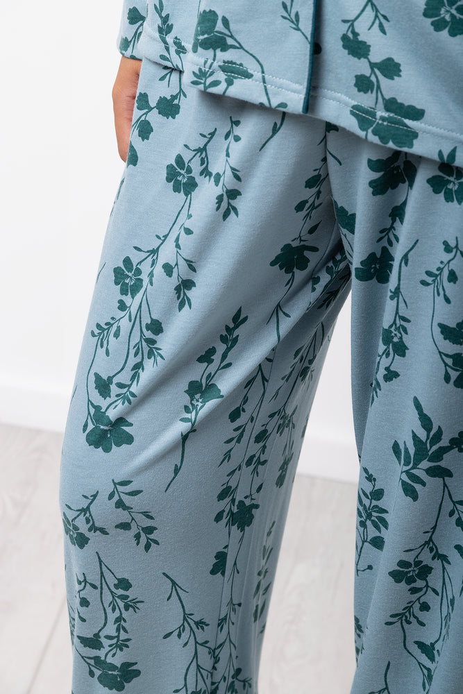 Floral Pyjamas Green (8)