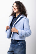 Cropped Jacket Light Blue (1)