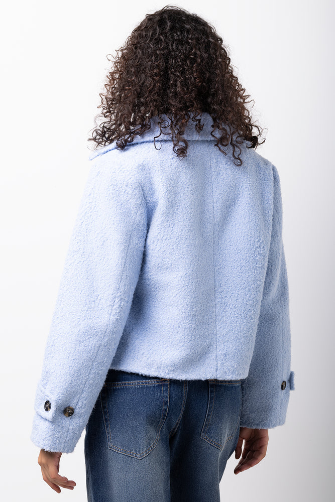 Cropped Jacket Light Blue (2)