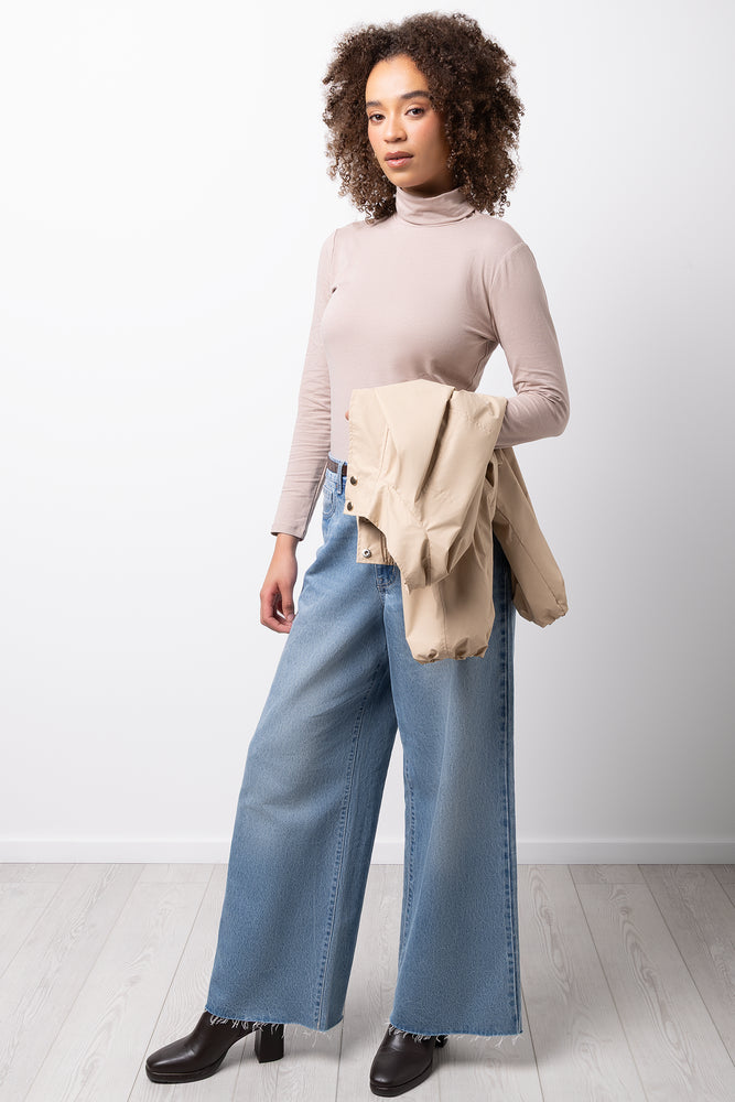 Long Sleeve Poloneck Natural (1)