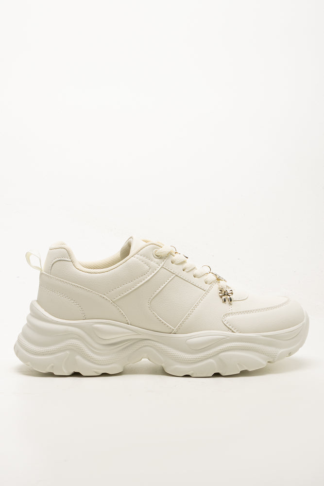 Chunky Charm Trainers White (1)