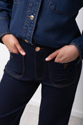 Dark Wash Denim Utility Shirt (3)