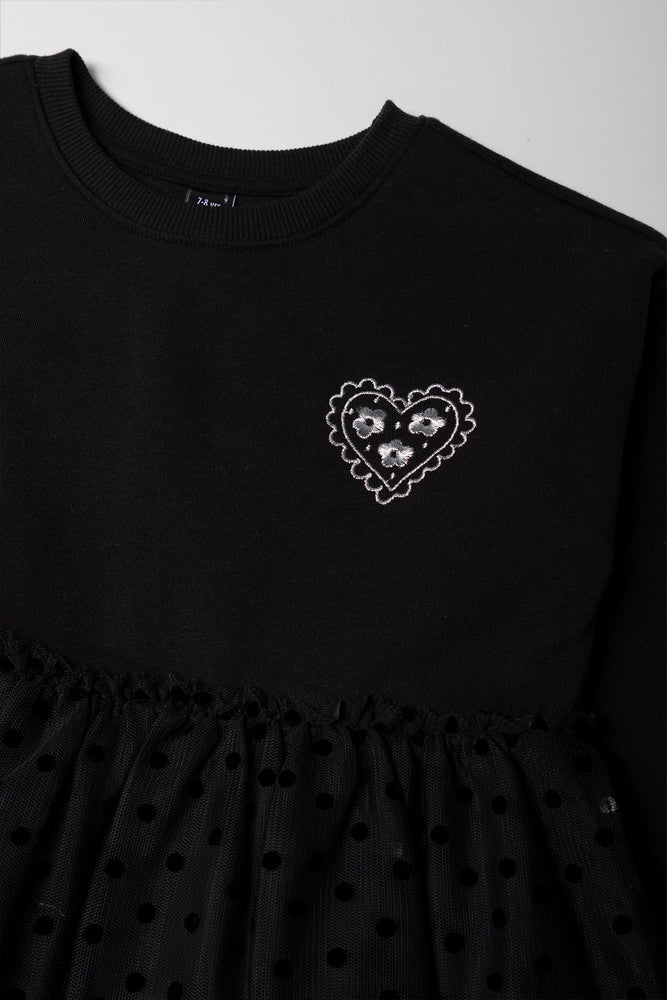 Tulle Dress Black (1)