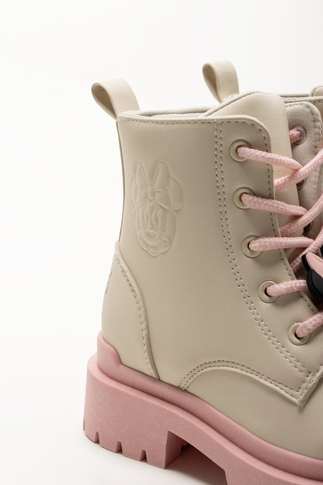 Natural & Pink Minnie Mouse Boots (3)