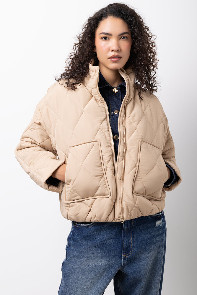 Quilted Jacket Natural