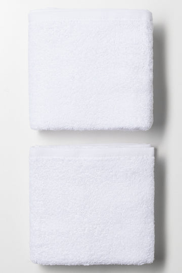 2 Pack White Cotton Towelling Nappies