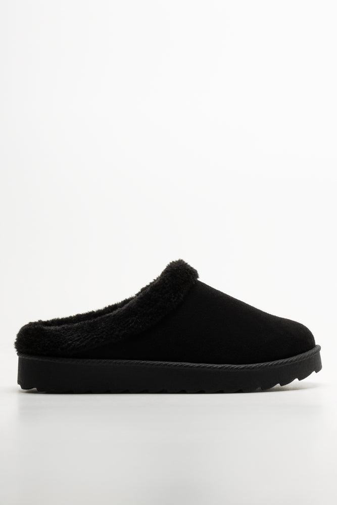 Black Closed Toe Slippers (1)