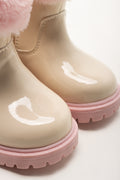 Minnie Mouse Ankle Boots Natural (2)