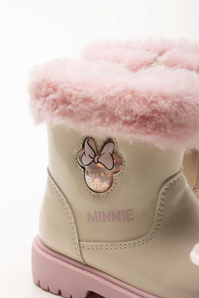 Minnie Mouse Ankle Boots Natural (3)