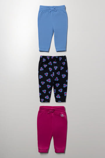 3 Pack Trackpants Multicolours
