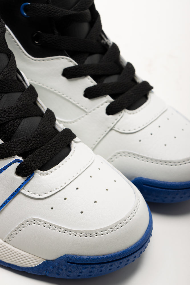Basketball High Top Sneakers White (2)