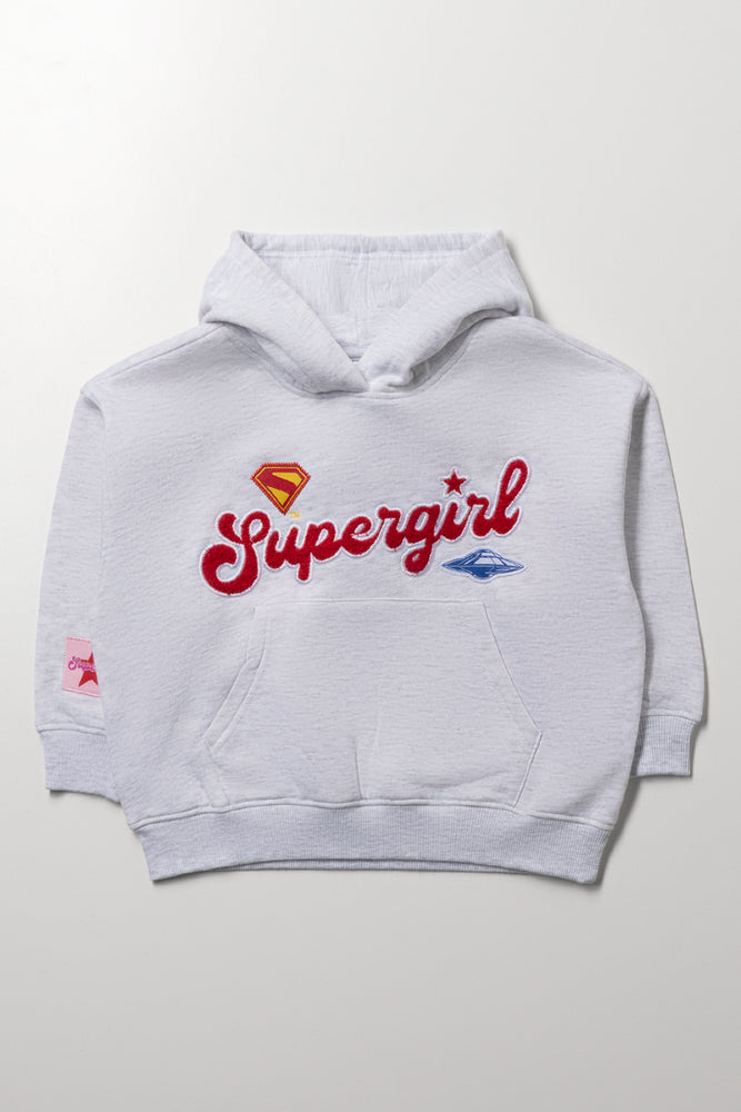 Supergirl Hoodie Grey