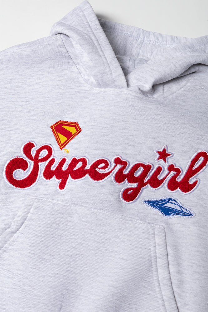 Supergirl Hoodie Grey (1)