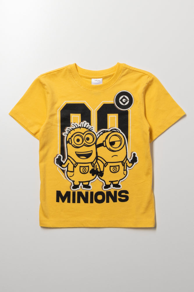 Minions Short Sleeve T-Shirt Yellow