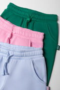 3 Pack Trackpants Green, Pink And Grey (1)