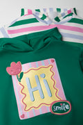 2 Pack Stripe Tracktops Green (1)