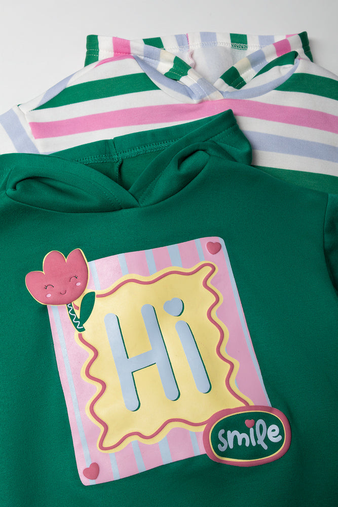 2 Pack Stripe Tracktops Green (1)