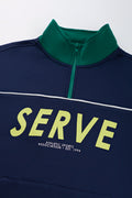 Serve Print Tracktop Navy (1)