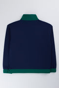 Serve Print Tracktop Navy (2)