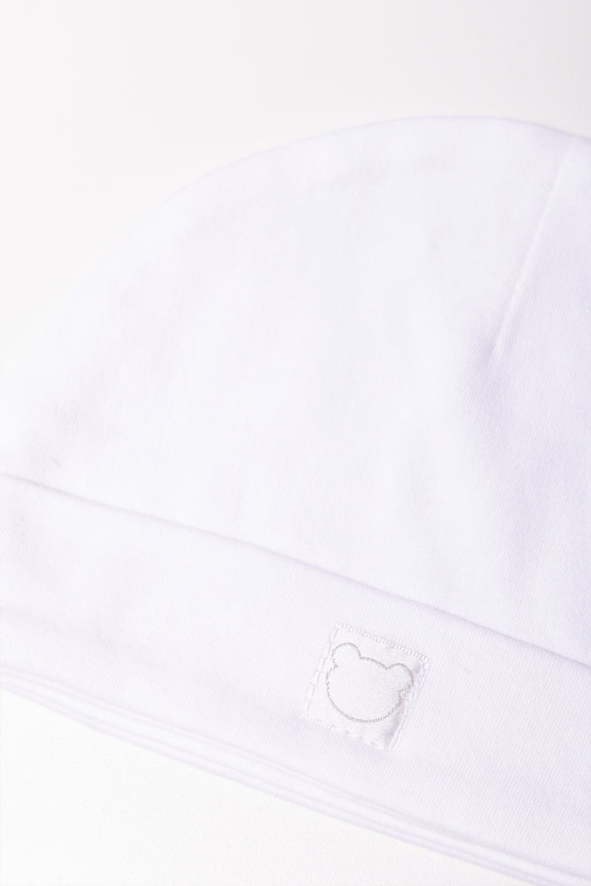 White Newborn Cotton Cap (1)