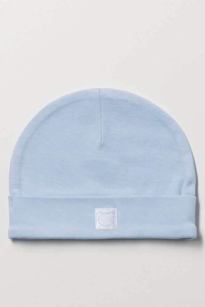 Blue Bear Embroidered Hat