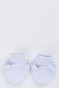 Grey Baby Booties