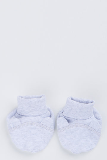 Grey Baby Booties