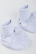 Grey Baby Booties (1)